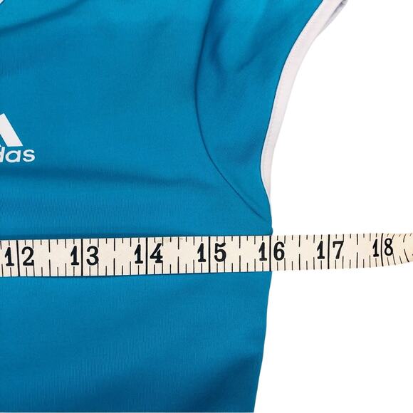 Adidas Blue White Climalite Tennis Skirt and Top Set Cool and Dry Activewear - Picture 12 of 16